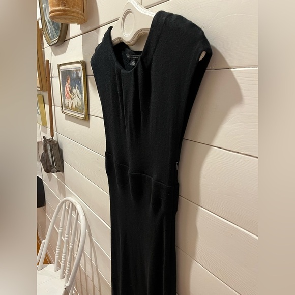 BANANA REPUBLIC little dress 55% black wool size 4 - Picture 7 of 9